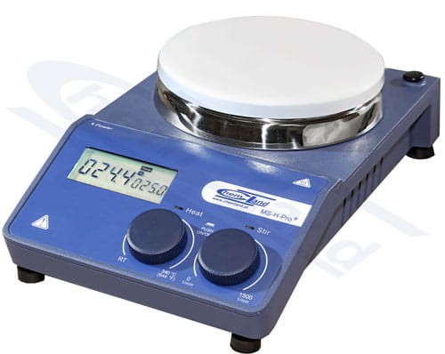 Mieszadło magnetyczne n.s PORCELANA z grzaniem, cyfrowe