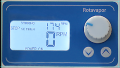 parownik z AUTOMATYCZNYM wakuometrem, prędkość obrotowa 20-300 obr/min, prędkość parowania 22 ml/min