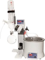 Vacuum evaporator RE-100-S manual LED (speed, temp, time) 20-200rpm temp.up to 180C