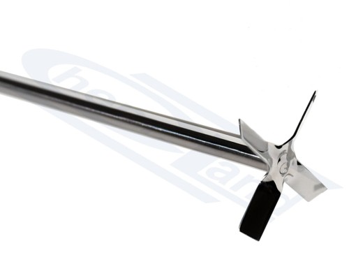 mieszadło wykonane ze stali 316 L z łopatkami krzyżowymi