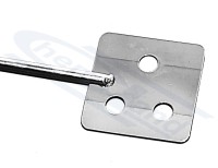 mieszadło ze stali 316 L z kwadratowymi łopatkami