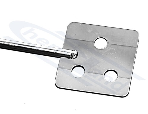 mieszadło ze stali 316 L z kwadratowymi łopatkami