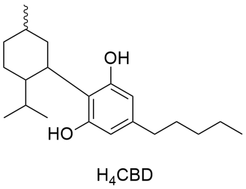 Izolat H4CBD 99,5% czystego heksahydrokannabidiolu Bez THC