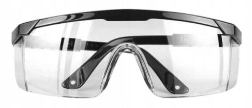 Okulary ochronne laboratoryjne EN166 Poliwęglan