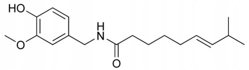 Kapsaicin Čistá sloučenina prášek 16mln SHU - 100mg