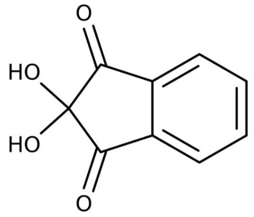 Ninhidrina ( 2,2-Dihidroxiindano-1,3-diona : 1,2,3-Indantriona hidrato ) Pura - 1g
