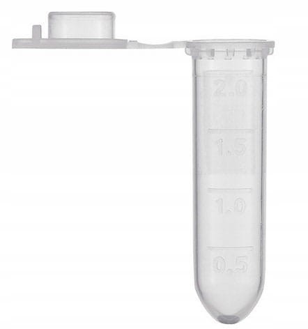 Eppendorf Centrifuge Tube Safe Lock Colorless Biology Chemistry 2ml - 50