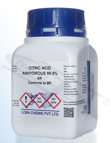 Kwas cytrynowy bezwodny 99,5% Loba AR op.500 g