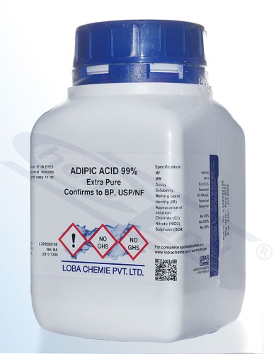 Kwas adypinowy 99% Loba ekstra czysty op.500 g