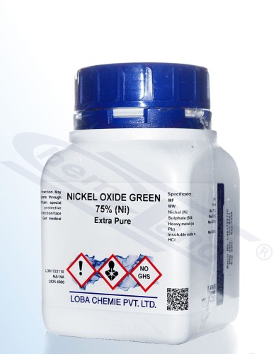 Nickel oxide green 75% Loba extra pure op.500g