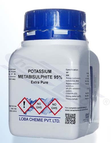 Potassium pyrosulphite 95% Loba extra pure op.500g