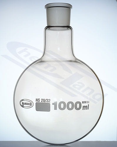 round-bottomed flask ISO 00050ml ground 14/23 GLASSCO