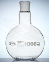 Kolba płaskodenna ISO 00050ml szlifowana 19/26 GLASSCO