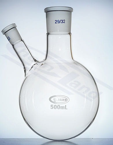 Kolba kulista 2 skośne szyjki 1000 ml 29/32 i 14/23 G