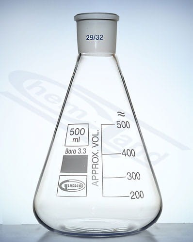 kolba stożkowa z wys. 29/32 pojemność 00100ml GLASSCO