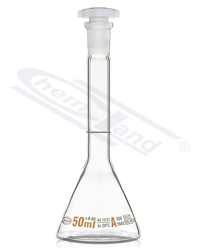 Kolba TRAPEZE 2ml - 7/16, brązowa skala klasy A z certyfikatem