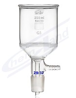 Lejek filtracyjny cyl. spiek G2 0500ml WS 29/32 z rurą próżniową