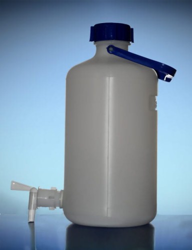 butelka na wodę destylowaną 05000ml z kranikiem
