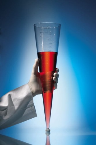 lejek imhoff SAN o pojemności 1000 ml z zakrętką