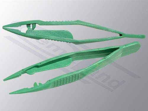 Pęseta PA długość 120 mm zielona