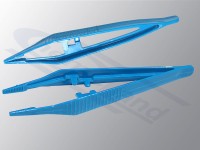 Pęseta ABS długość 120 mm niebieska