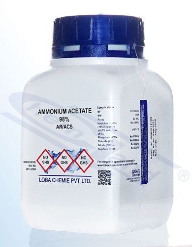 Ammonium acetate 98% Loba AR/ACS Op.500g