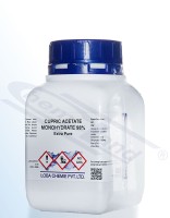 Octan miedzi (II) 1 hydrat 98% Loba ekstra czysty op.500g